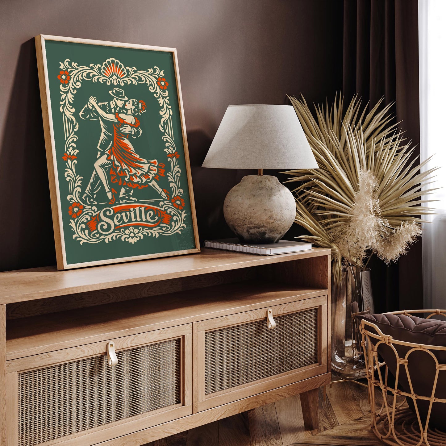 Seville City of Tango Poster Print