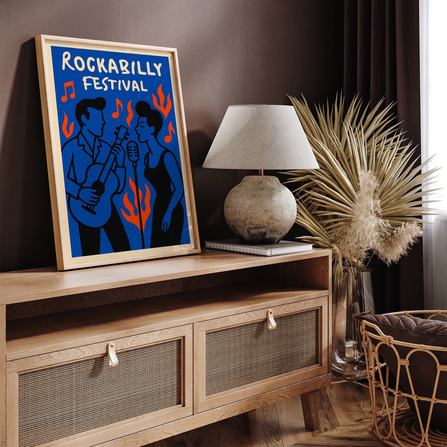 Rockabilly Festival Music Poster