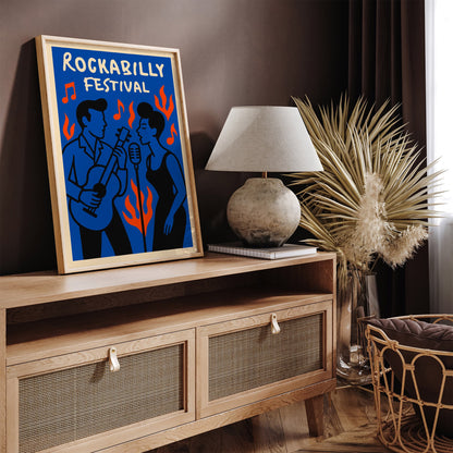 Rockabilly Festival Music Poster