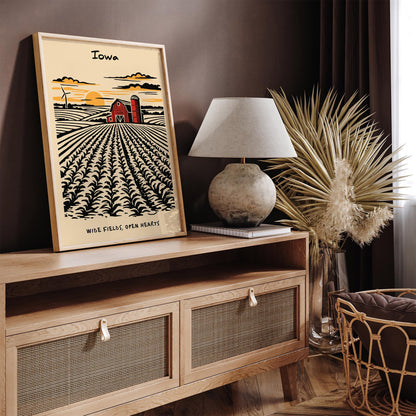 Iowa Landscape Poster