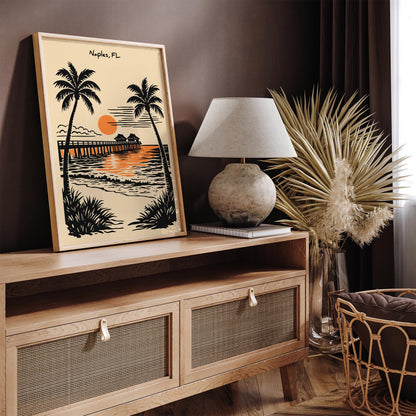 Naples Florida Travel Poster