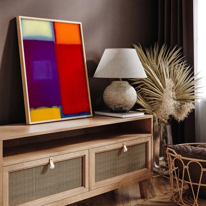 Contemporary Colorblocks Giclee Wall Art Print