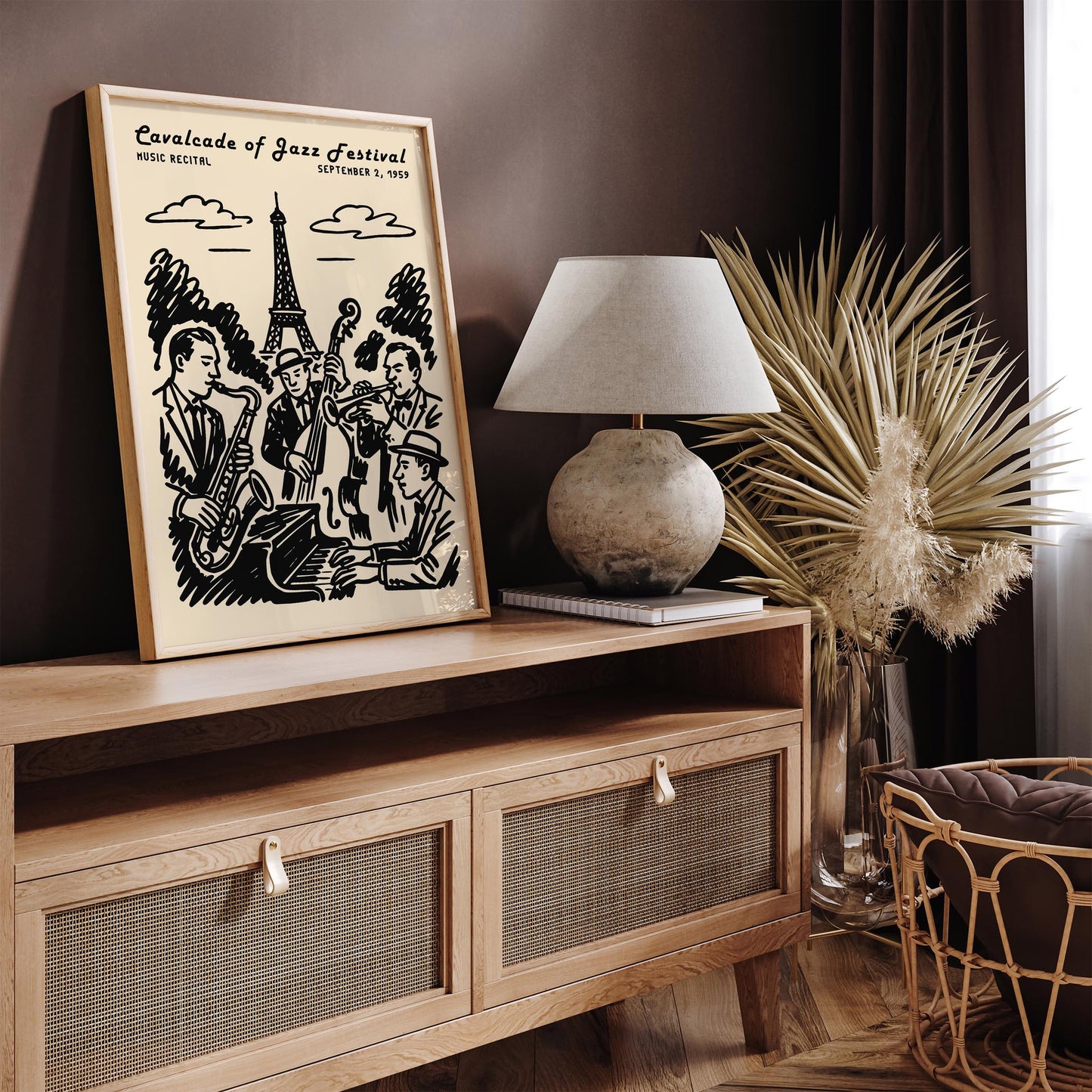 Vintage Jazz Music Poster