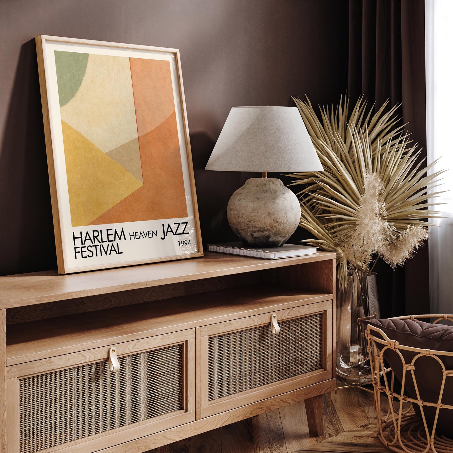 Harlem Jazz Festival Poster - Modern Music Print