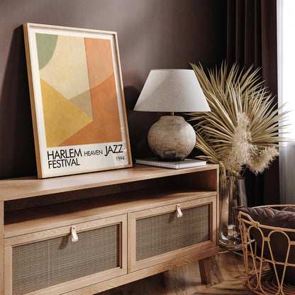 Harlem Jazz Festival Poster - Modern Music Print