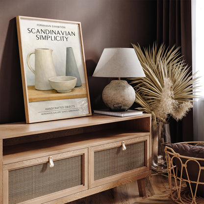 Scandinavian Simplicity Exhibition Poster