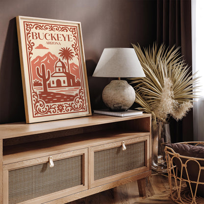 Buckeye Arizona Travel Poster