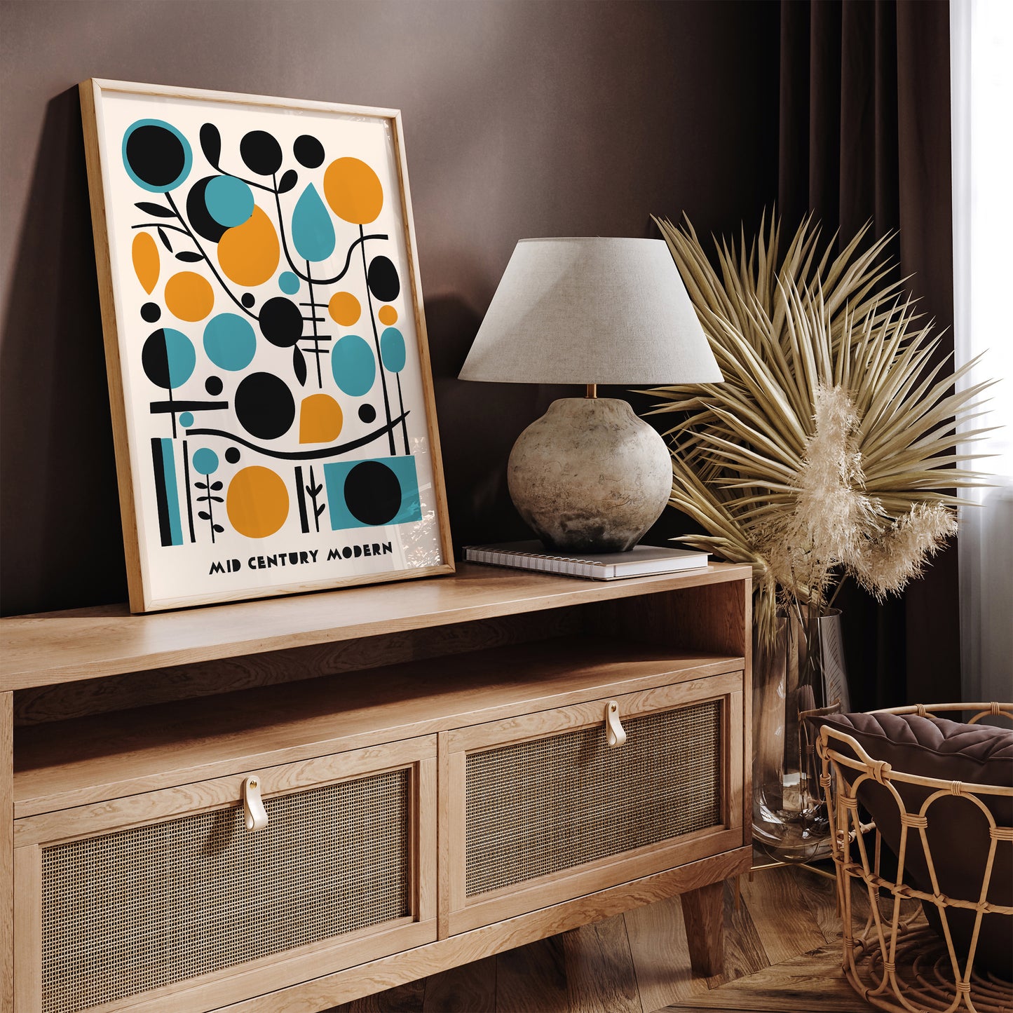 Mid Century Modern Living Room Wall Art