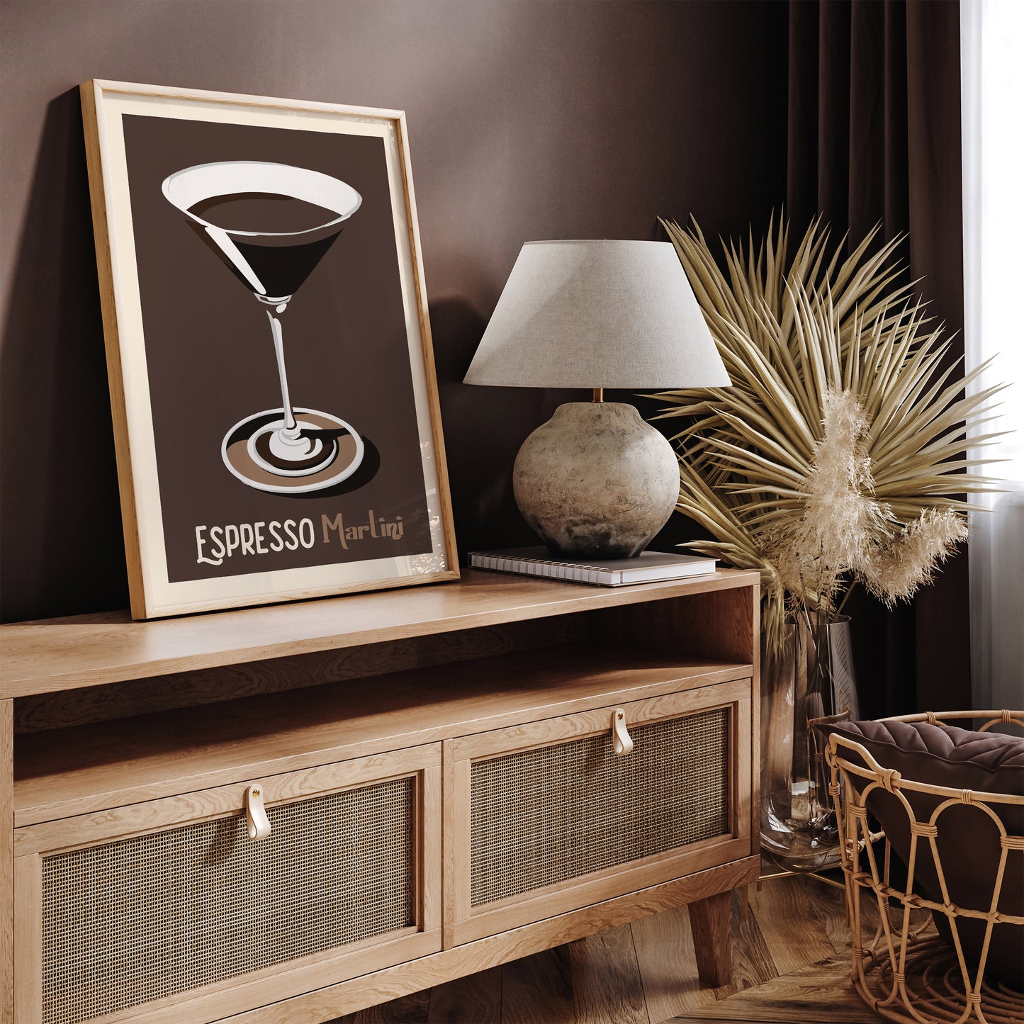 Espresso Martini Classy Wall Art Print