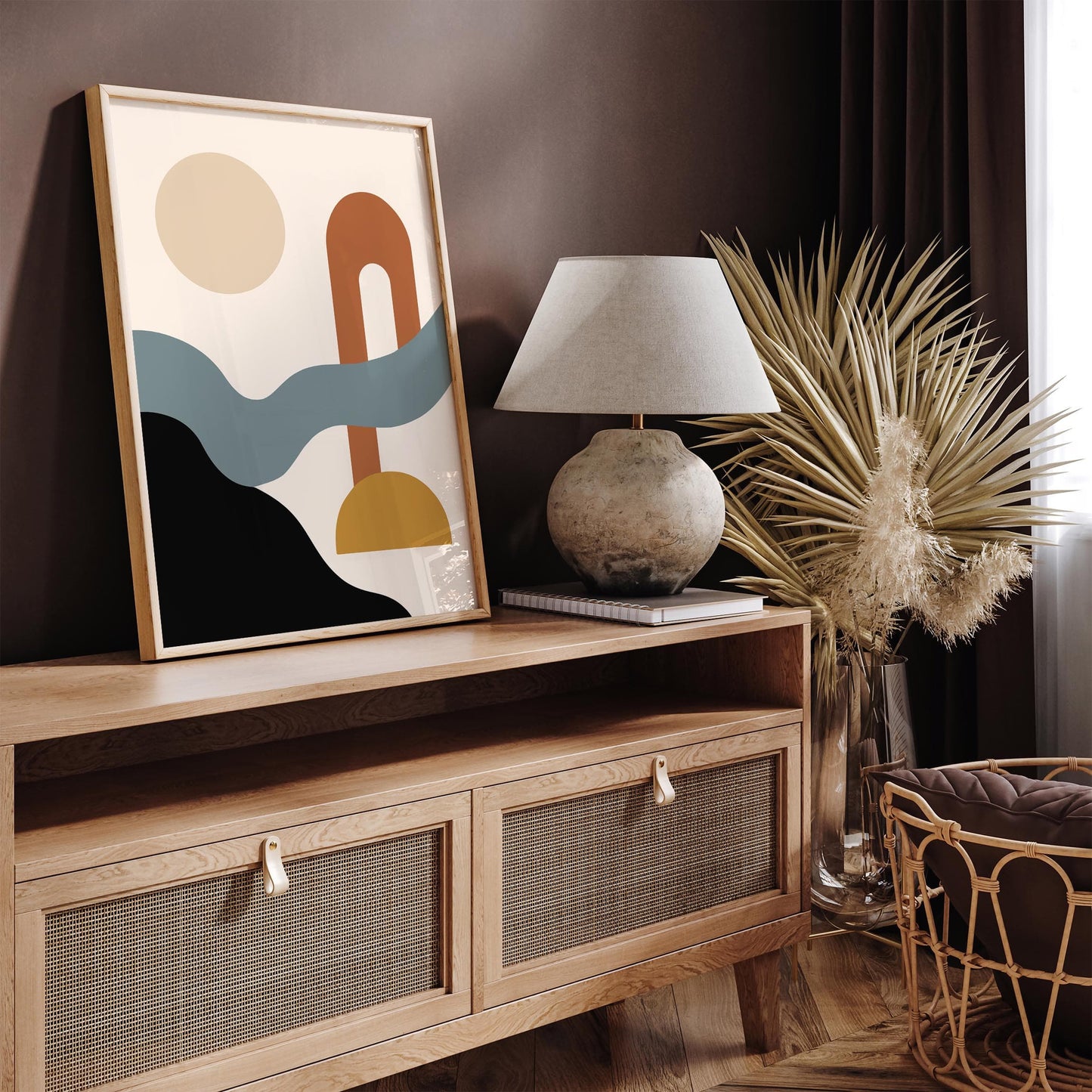 Modern Abstract Poster - Japandi Aesthetic Art Print