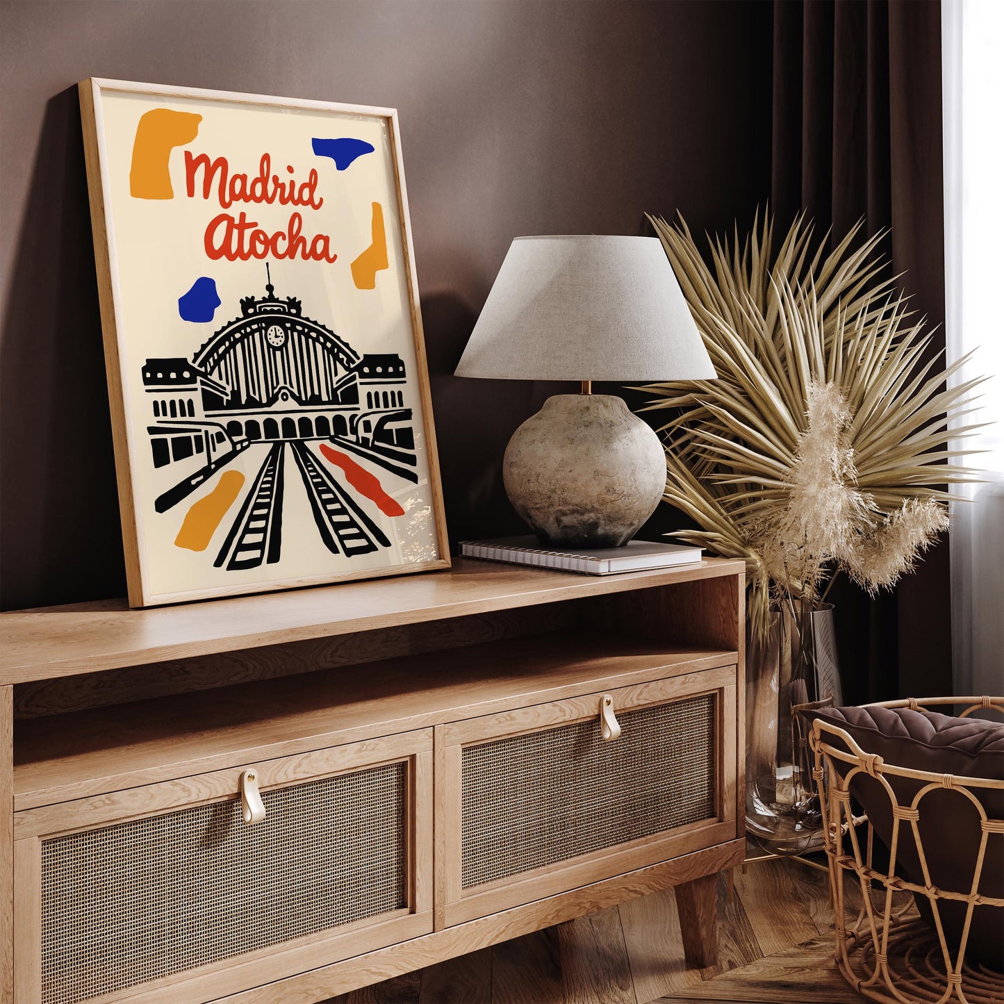 Madrid Atocha Railway Station Poster