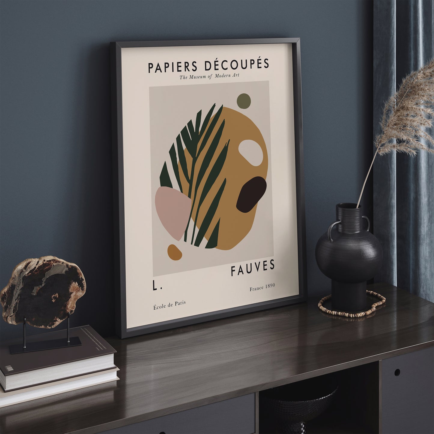 Papiers Decoupes Bohemian Art Print