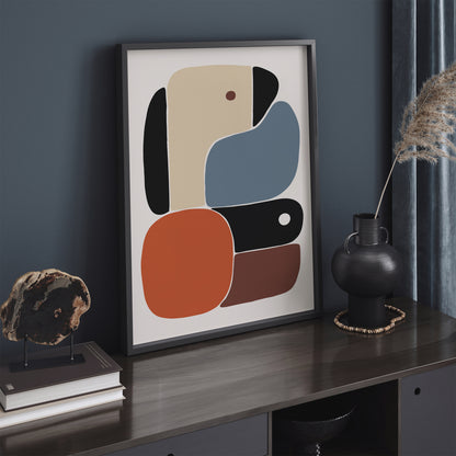 Modern Composition in Nordic Style Art Print