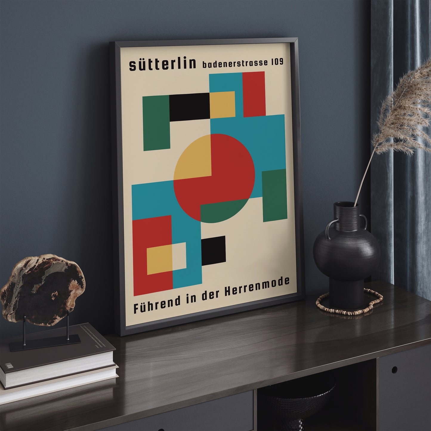 Bauhaus Sutterlin Minimalist Poster