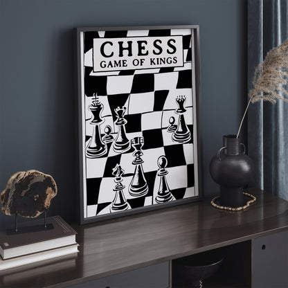 Chess - Game of Kings Vintage Poster