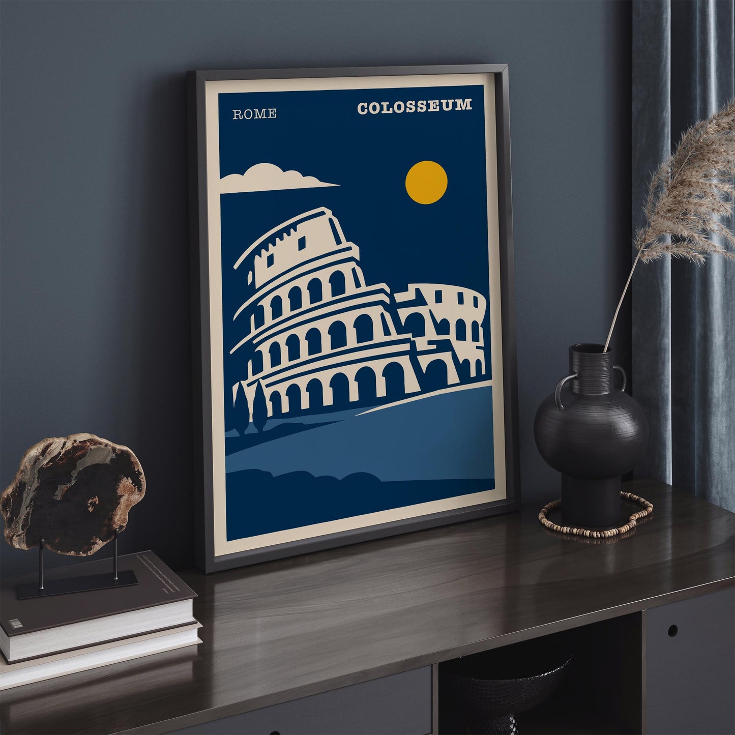 Colosseum Rome Travel Poster