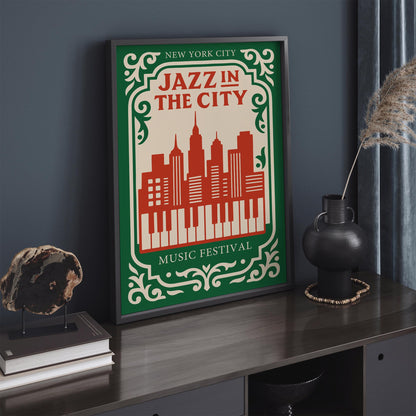 NYC Jazz Music Festival Poster