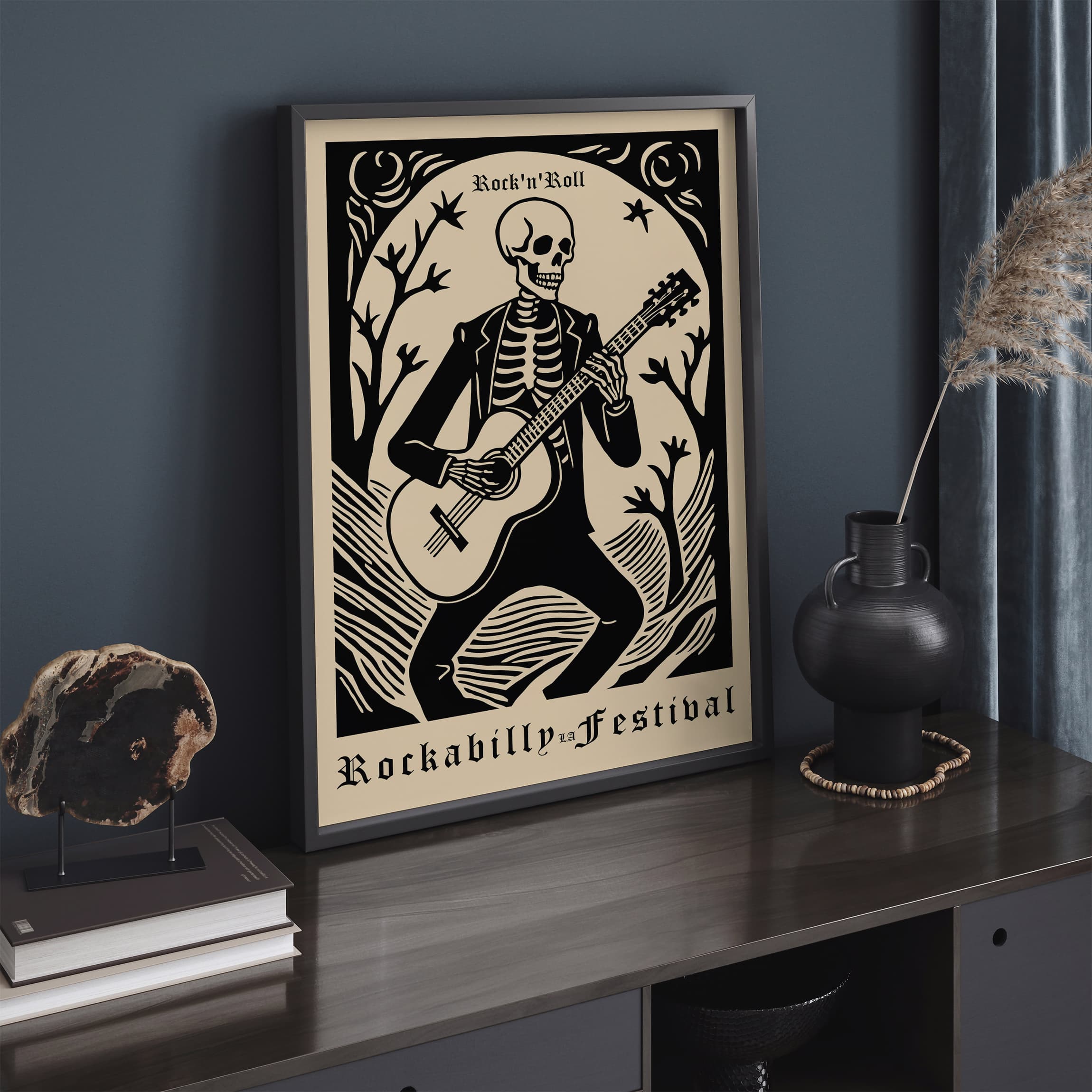 Rockabilly LA Music Festival Art Print – HypeSheriff