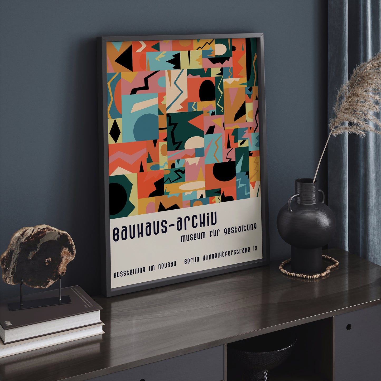 Bauhaus Archiv Retro Exhibition Art Print