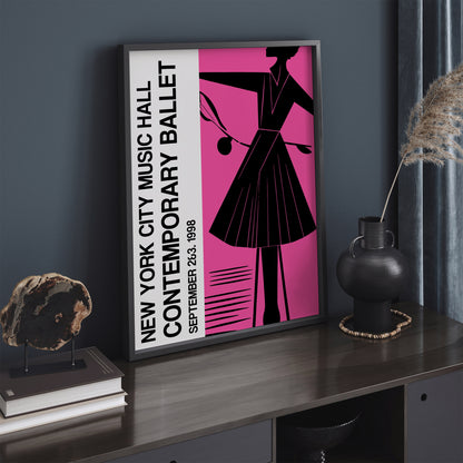 Contemporary Ballet NYC Music Hall Poster