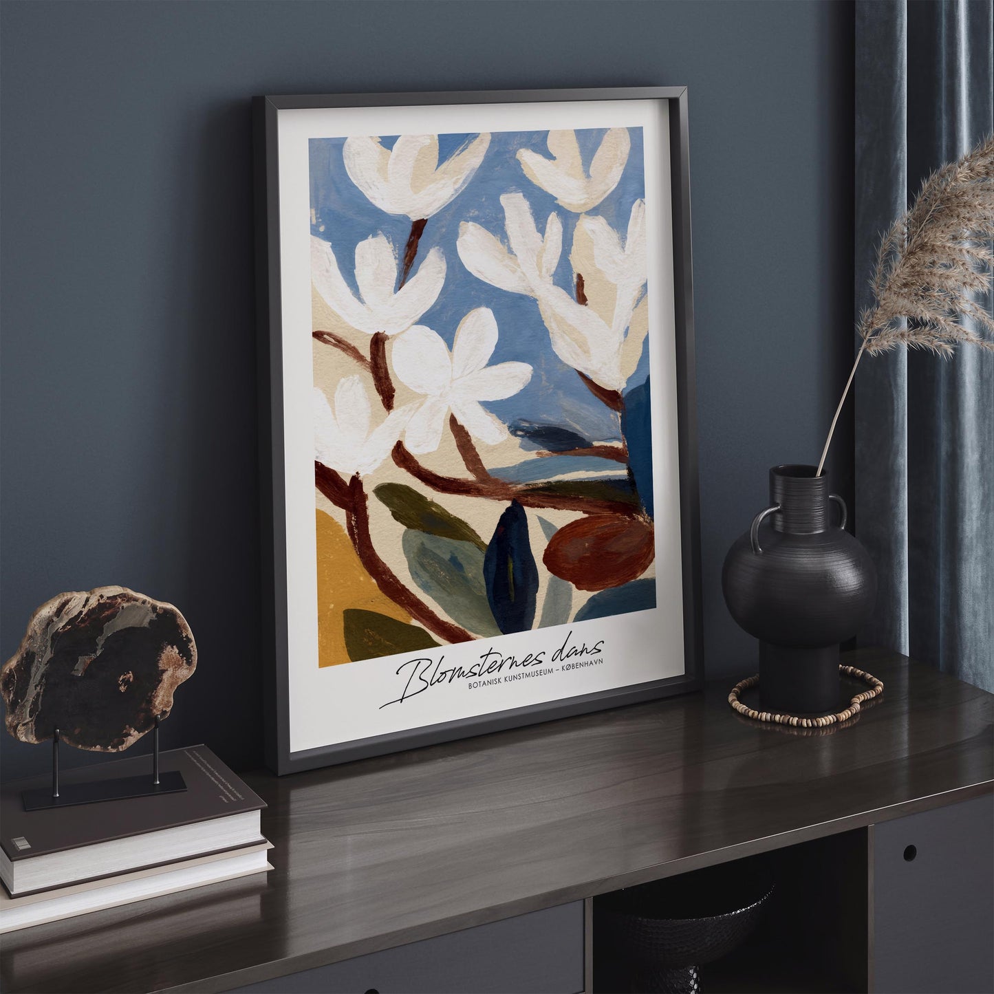Copenhagen Flower Market Poster