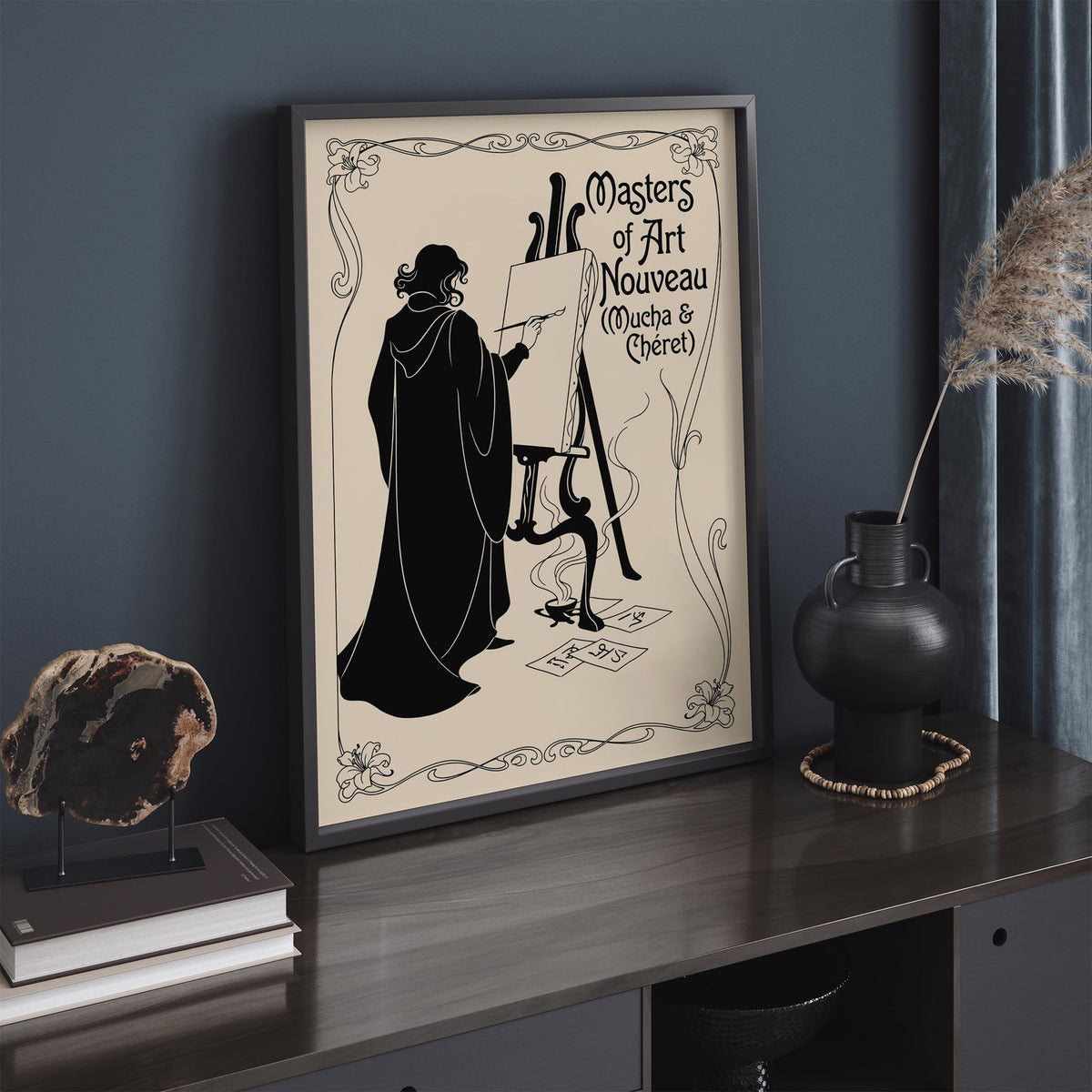 Mucha & Chéret Art Nouveau Poster