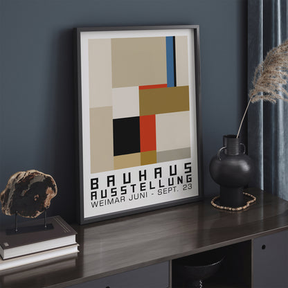 Modern Bauhaus Aesthetic Design Art Print