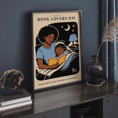 National Book Lovers Day Poster