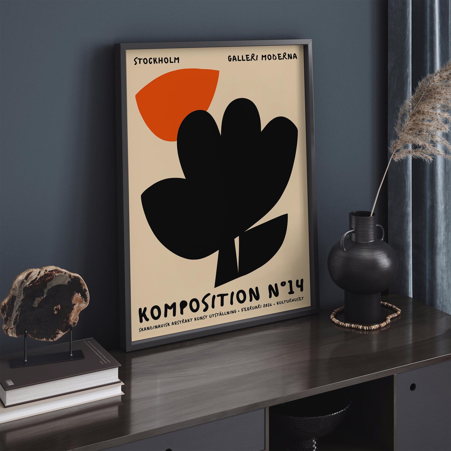 Modern Art Exhibition Poster – Contemporary Wall Art Print
