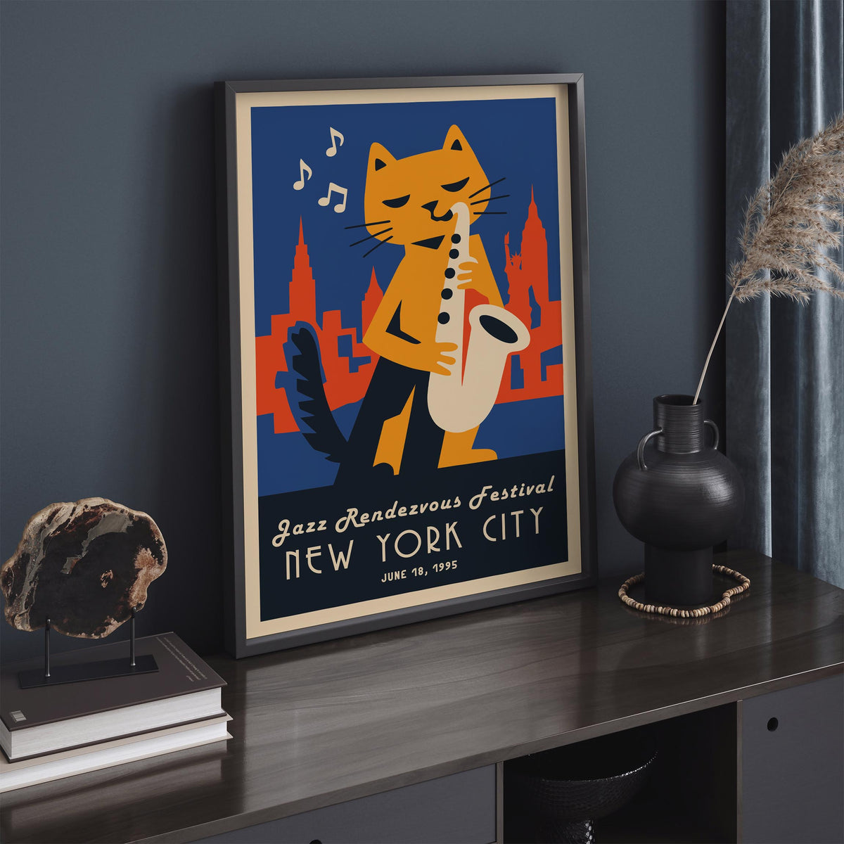 NYC Jazz Rendezvous Festival Art Poster