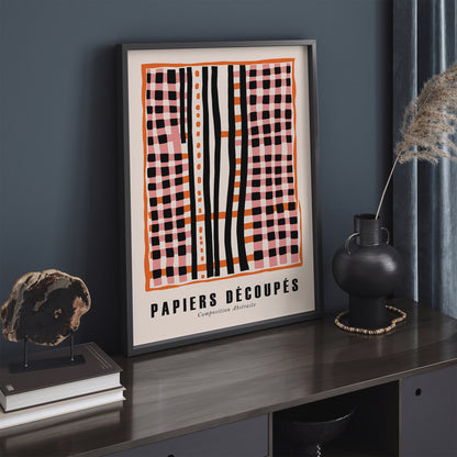 Paper Cut Outs Abstract Retro Wall Art