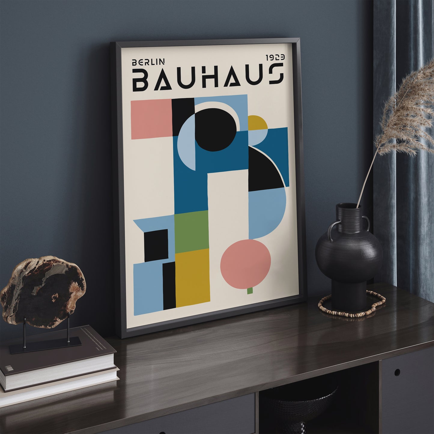 Bauhaus Modern Geometric 1923 Art Print