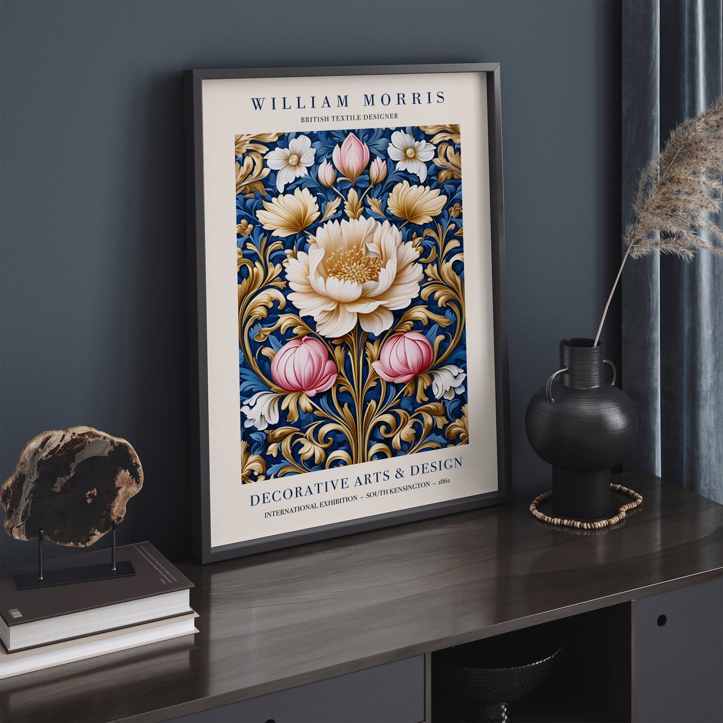 William Morris Flora-inspired Poster