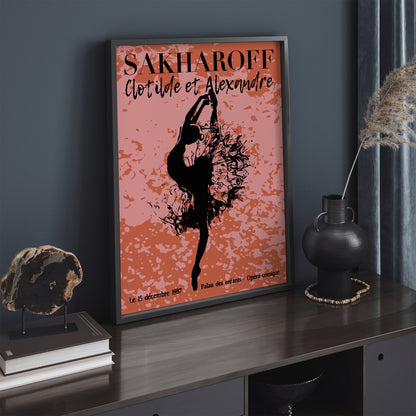 Sakharoff French Ballerina Poster