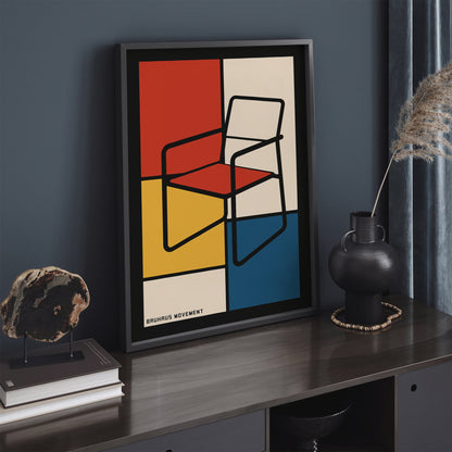 Bauhaus Movement Chair Poster