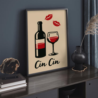 Cin Cin Wine Poster