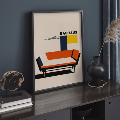 Bauhaus Furniture Mid-Century Poster