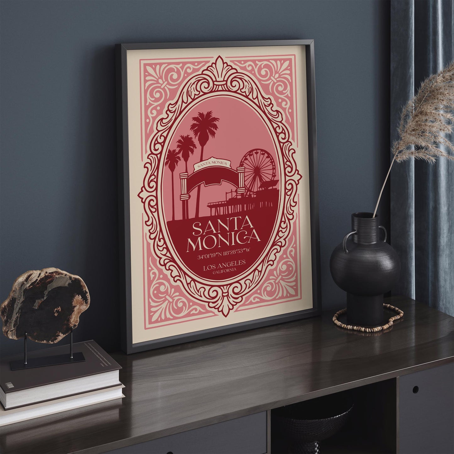 Santa Monica Pier California Poster
