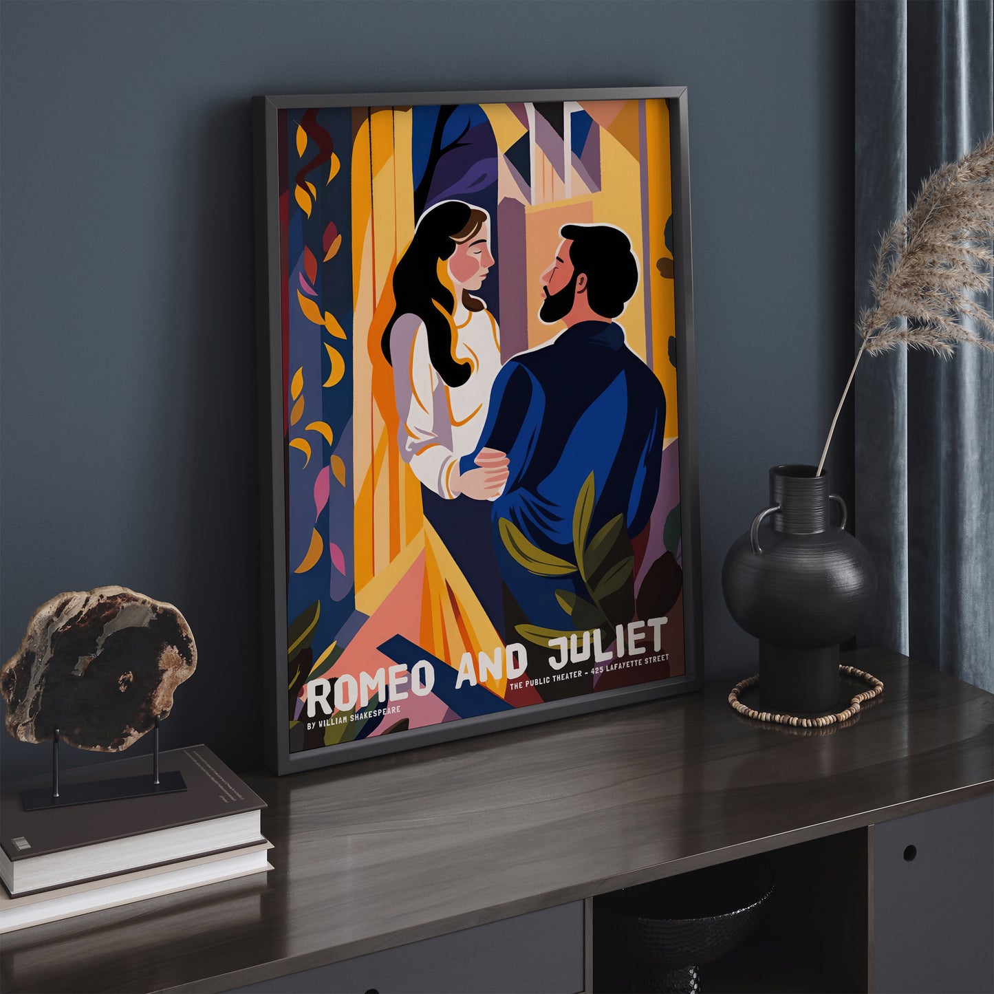 Romeo and Juliet Shakespeare Modern Theater Poster