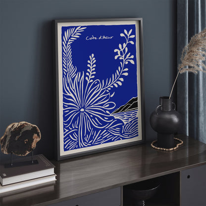 Cote d Azur Travel Art Print