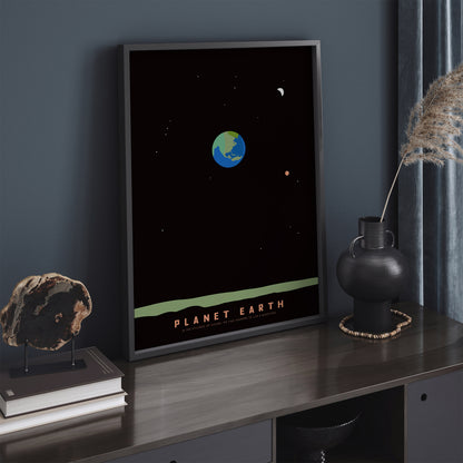 Planet Earth Minimalist Poster