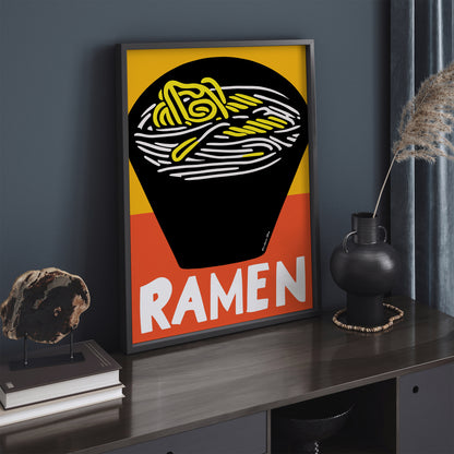 RAMEN Retro Art Print