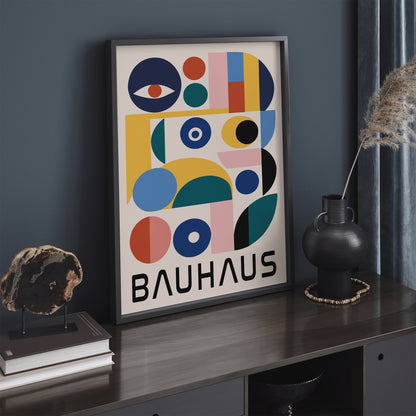 Modern Bauhaus Art Print 2025