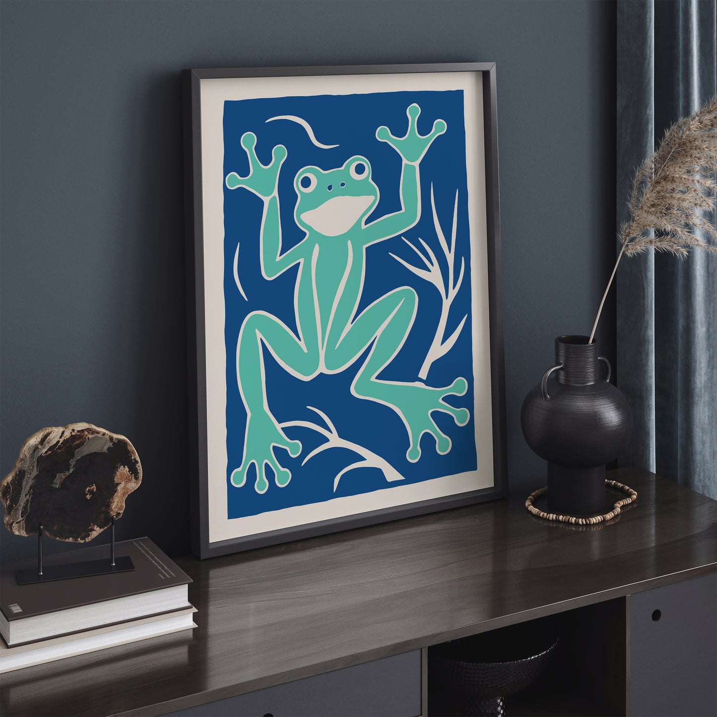 Funny Crazy Frog Art Print