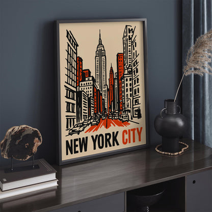 New York City Cityscape Poster