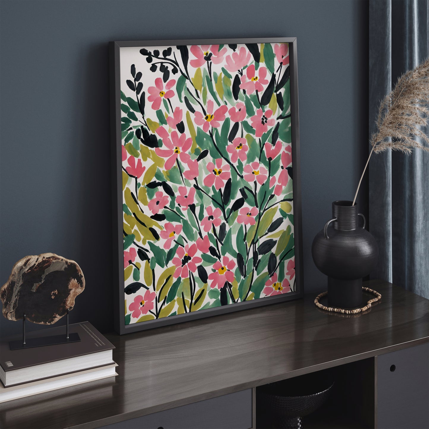 Floral Painting Art Print 2024