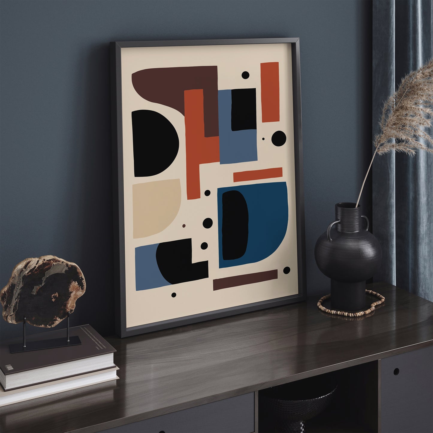 Modern Geometric Composition Art Print