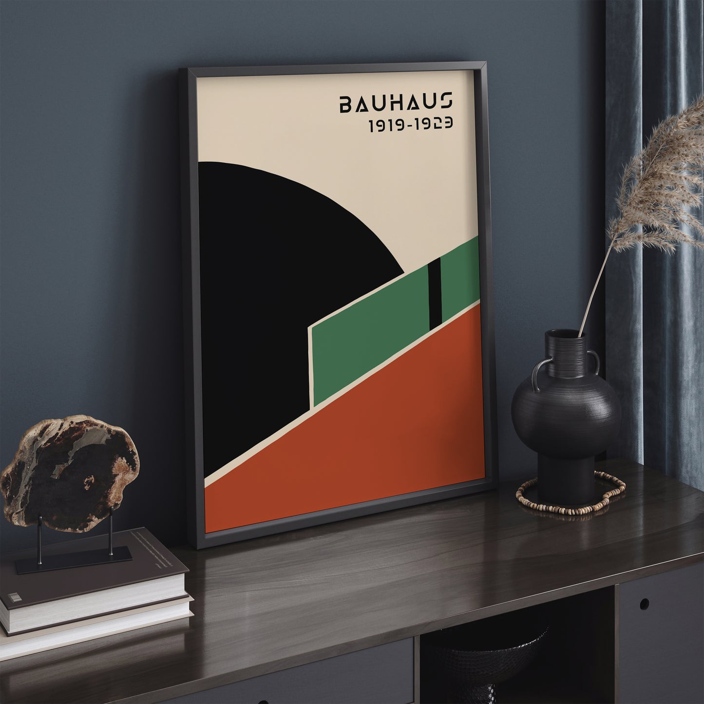 Bauhaus Geometric Minimalist Art Print