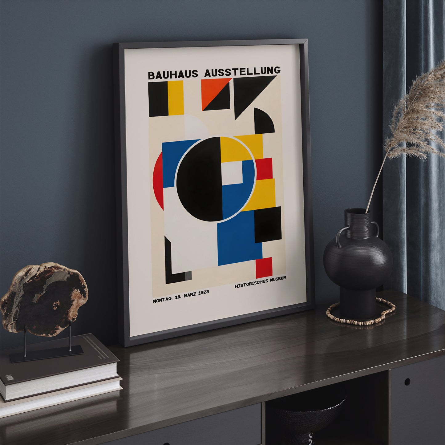 Retro Bauhaus Museum Poster Print