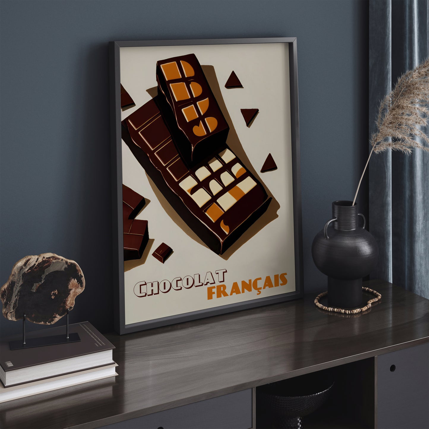 French Chocolate Vintage Poster